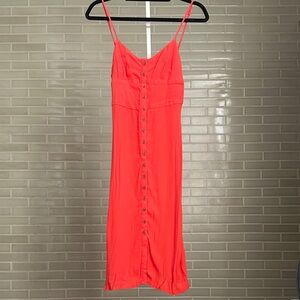 Forever 21 Coral Midi Dress